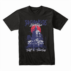 Japanese Heritage T-Shirt – Fast & Fearless Samurai JDM Edition