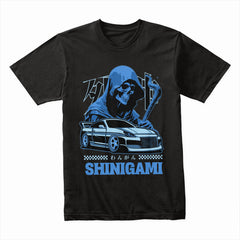 Shinigami Street Racer – Grim Reaper x JDM Car T-Shirt