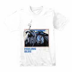 Feeling Blue – Retro Road Trip Aesthetic Tee
