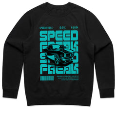 "Speed Freak" Muscle Car Streetwear T-Shirt – Neon Turbocharged Retro Racer Tee