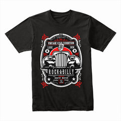 Rockabilly Hot Rod Vintage Car Exhibition Classic T-Shirt