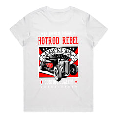 Hot Rod Rebel Rockers 1958 Vintage Classic Car T-Shirt
