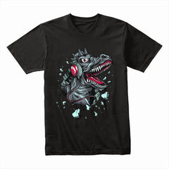 Headphone Dinosaur Shirt