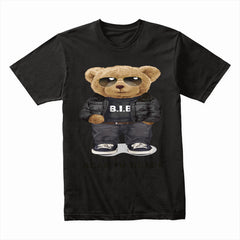Bear in Black Shirt
