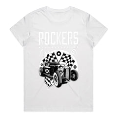 Rockers Hot Rod T-Shirt – Vintage 50s Rockabilly Classic Car Racing Tee
