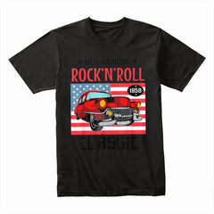 Old School Rock 'n' Roll 1958 Classic Car T-Shirt – Vintage American Retro Tee