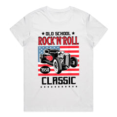 Old School Rock 'n' Roll 1958 Hot Rod T-Shirt – Vintage American Classic Car Tee