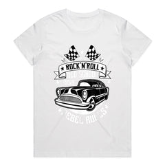 Rock 'n' Roll Old School 1958 Rebel Rules T-Shirt – Vintage Classic Car Retro Tee