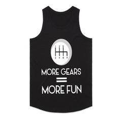 More Gears = More Fun | Manual Transmission Stick Shift Car Enthusiast T-Shirt