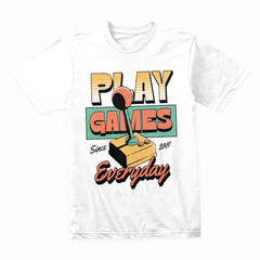 "Play Games Everyday" Retro Arcade Joystick T-Shirt