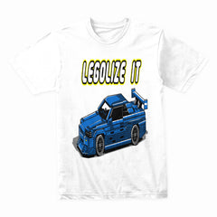 LEGOlize It" – Retro Brick Racer T-Shirt for Car & Toy Enthusiasts