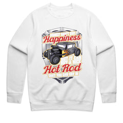 Hot Rod Happiness T-Shirt – Funny Classic Car Enthusiast Gift Tee