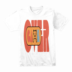 "Game Over" Minimalist Retro Gaming T-Shirt - Vintage Gamer Aesthetic