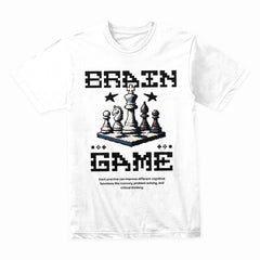 Brain Game - Retro Chess Strategy T-Shirt