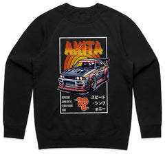 Akita Speed Demon – Retro JDM Racing Tee