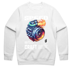 "Speed Craft" Turbo Engine Streetwear T-Shirt – Performance Power & Adrenaline