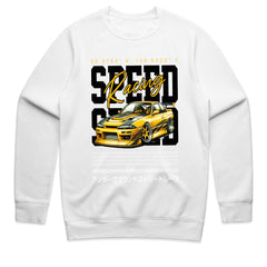 Speed Racing Drift – JDM Street Racer White T-Shirt