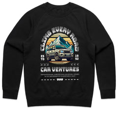 Climb Every Road T-Shirt – Adventure Off-Road SUV & Overlanding Enthusiast Tee