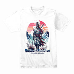 Ronin’s Resolve – Samurai Warrior Sunset Graphic T-Shirt