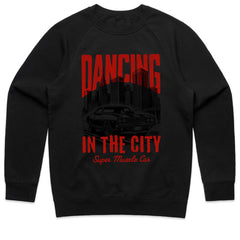 Dancing in the City T-Shirt – Classic Muscle Car & Urban Night Drive Tee