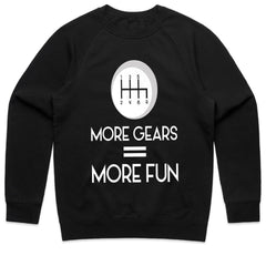 More Gears = More Fun | Manual Transmission Stick Shift Car Enthusiast T-Shirt