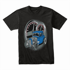 Blue Rat Rod Speed Demon T-Shirt – Classic Hot Rod Enthusiast Apparel!