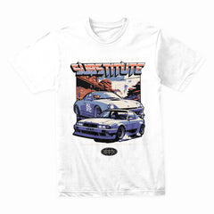Substitute" JDM Street Racing T-Shirt – Retro Japanese Car Culture Aesthetic