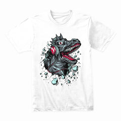 Headphone Dinosaur Shirt