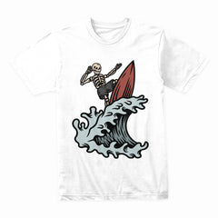 Skeleton Wave Surfer Shirt