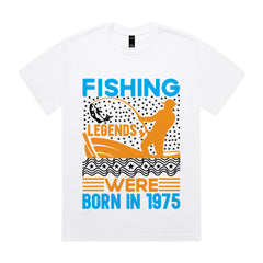 Fishing Legends Were Born in 1975 T-Shirt