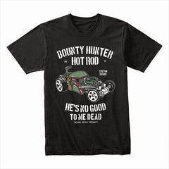 Bounty Hunter Hot Rod T-Shirt – Galactic Outlaw Racing Tee!