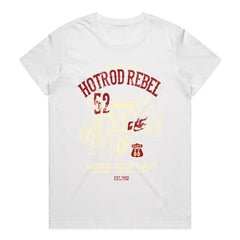 Hot Rod Rebel Route 66 T-Shirt – Vintage American Custom Car Tee