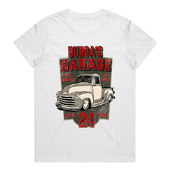 Bubba’s Garage T-Shirt – Vintage Hot Rod Classic Truck Tee!