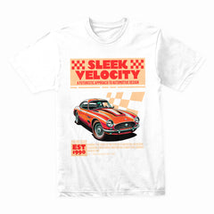 Sleek Velocity – Retro Racing Classic Car Streetwear T-Shirt