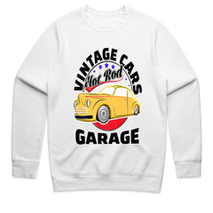 Vintage Cars Garage Hot Rod T-Shirt – Classic Retro Automotive Design