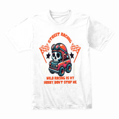 Wild Racing – Street Racer Skull Graphic T-Shirt
