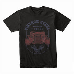 Vintage Steel American Hot Rod T-Shirt – Classic Custom Car Retro Design