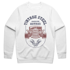 Vintage Steel American Hot Rod T-Shirt – Classic Custom Car Retro Design