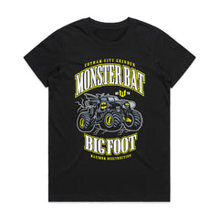 Monster Bat Bigfoot T-Shirt – Gotham City Grinder Truck Tee