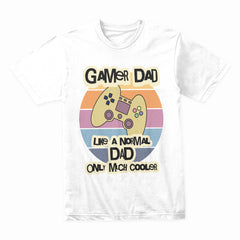 Gamer Dad - Like a Normal Dad, Only Much Cooler Retro T-Shirt