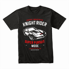 Knight Rider Super Pursuit Mode T-Shirt – Iconic 80s TV Classic!