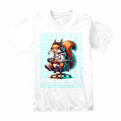 "Squirrel Gaming Expert – Fun Gamer T-Shirt for Quick & Clever Players"