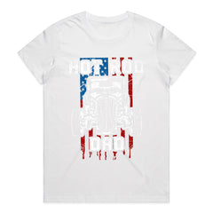 Hot Rod Dad – American Flag Classic Car Enthusiast T-Shirt