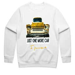 Just One More Car – Vintage Classic Car Lover Sweatshirt