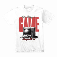 Retro Gamer T-Shirt – "Let's Play a Game" Vintage Console Design
