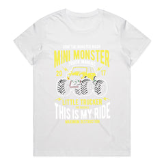 Mini Monster Truck Maniac T-Shirt – Little Trucker’s Ultimate Ride!