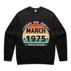 Legends Were Born in March 1975 T-Shirt