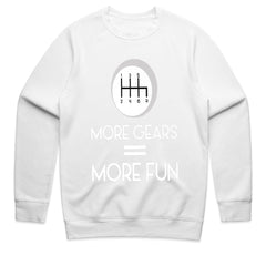 More Gears = More Fun | Manual Transmission Stick Shift Car Enthusiast T-Shirt
