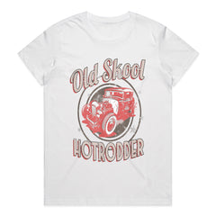 Old Skool Hot Rodder T-Shirt – Vintage Classic Car Enthusiast Tee