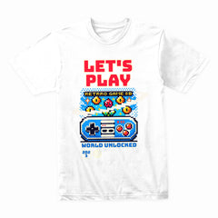 Let’s Play Retro Gamer T-Shirt – 8-Bit Pixel Nostalgia